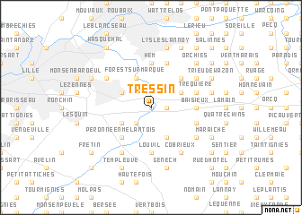 map of Tressin