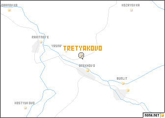 map of Tret\