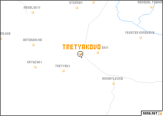 map of Tret\