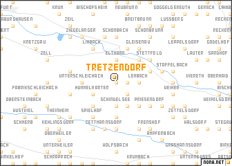 map of Tretzendorf