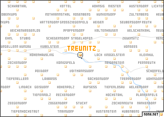 map of Treunitz