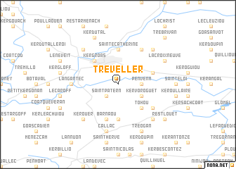 map of Tréveller