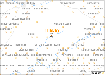 map of Trevey