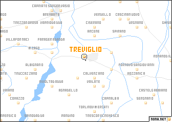 map of Treviglio