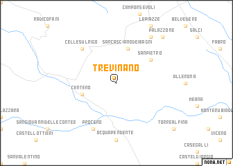 map of Trevinano