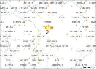 map of Trevi