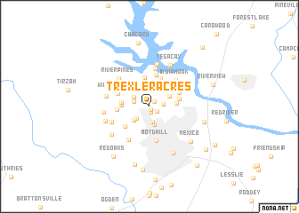 map of Trexler Acres