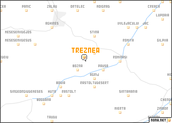 map of Treznea