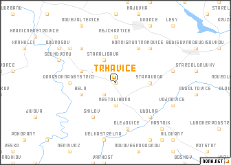 map of Trhavice