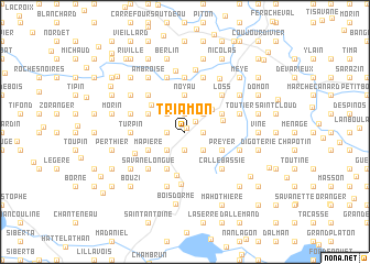 map of Triamon