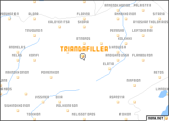 map of Triandafilléa