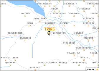 map of Triás