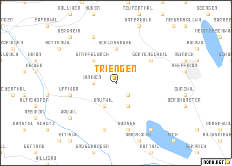 map of Triengen