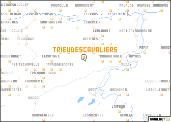 map of Trieu des Cavaliers