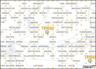 map of Trieux