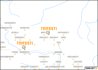 map of Trifeşti