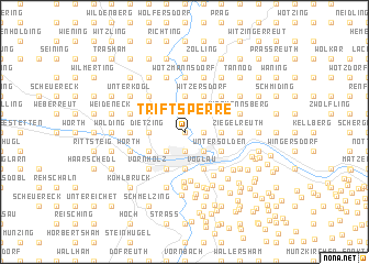 map of Triftsperre