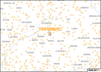 map of Trifunovići