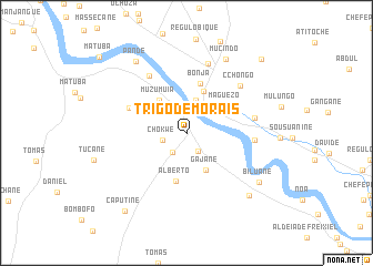 map of Trigo de Morais