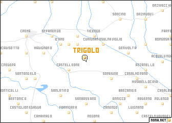 map of Trigolo