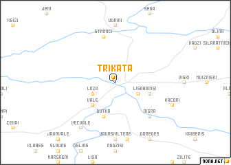 map of Trikāta