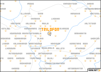 map of Trílofon