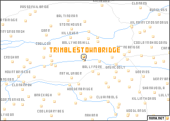 map of Trimblestown Bridge