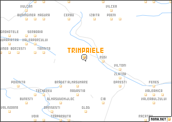 map of Trîmpaiele