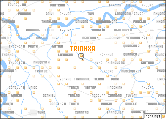 map of Trinh Xá