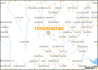 map of Trinidad Arriba