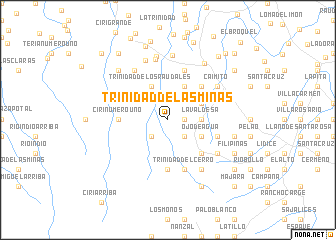 map of Trinidad de Las Minas