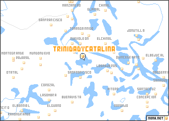 map of Trinidad y Catalina