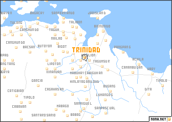 map of Trinidad