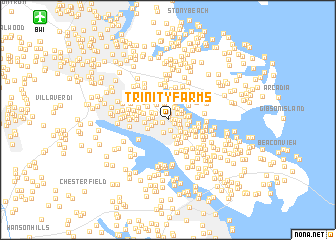 map of Trinity Farms