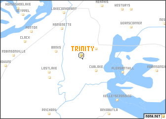 map of Trinity