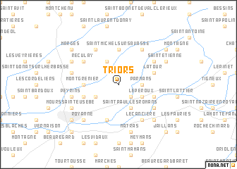 map of Triors