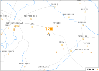 map of Trio