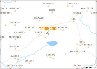 map of Trishonki