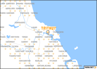 map of Trị Thủy