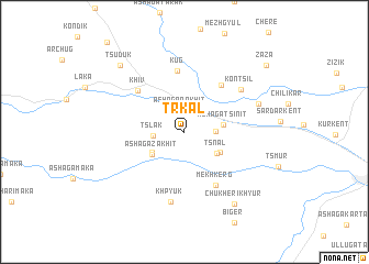 map of Trkal