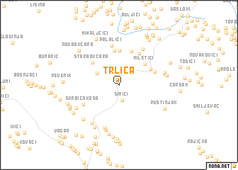 map of Trlica