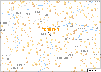 map of Trnačko