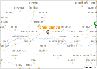 map of Trnavá Hora