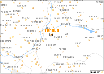 map of Trnava