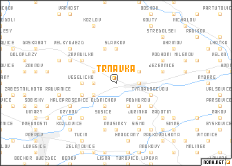 map of Trnávka