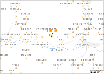 map of Trnie