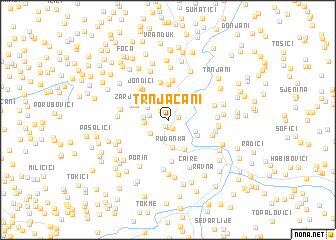 map of Trnjačani