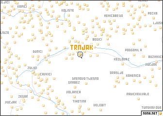 map of Trnjak
