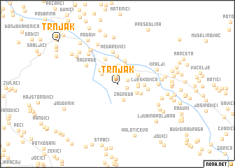 map of Trnjak