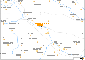 map of Trnjana